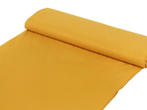 Bavlněná látka plátno SUZY hořčice značky ŠKODÁK.