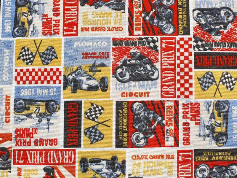 LONETA se vzorem Grand Prix metráž Škodák
