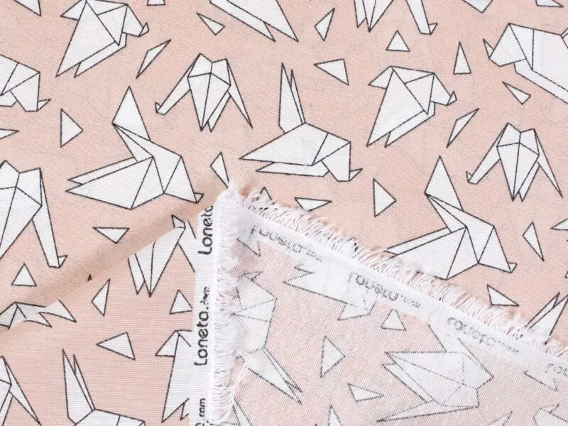LONETA se vzorem origami metráž Škodák