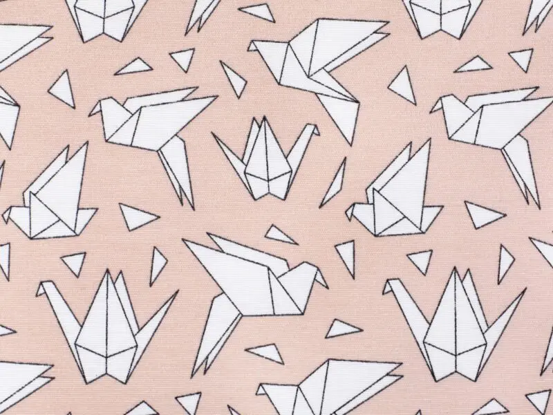 LONETA se vzorem origami metráž Škodák
