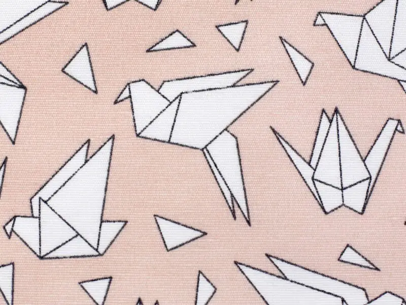 LONETA se vzorem origami metráž Škodák