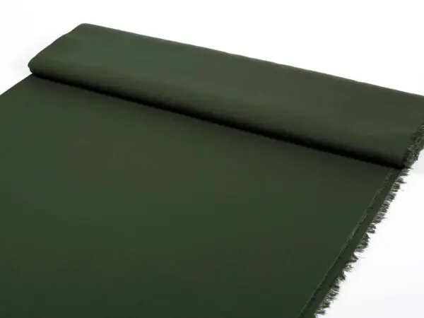 Tmavě zelená slunečníkovina nepromokavá metráž značky Škodák.