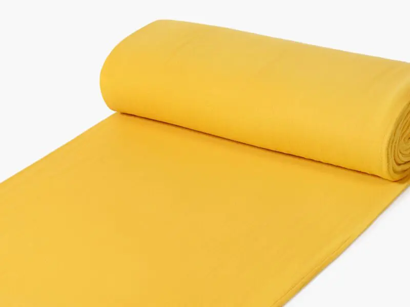Polar Fleece hořčicová metráž značky Škodák.