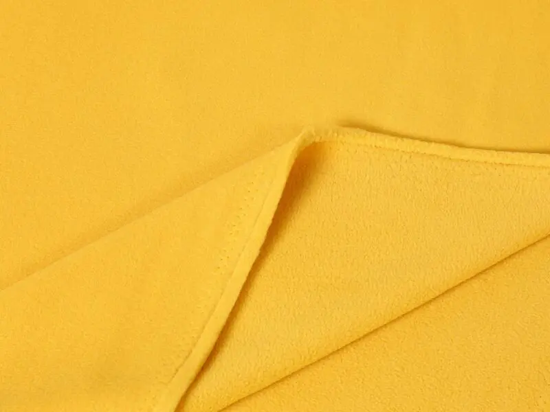 Polar Fleece hořčicová metráž značky Škodák.