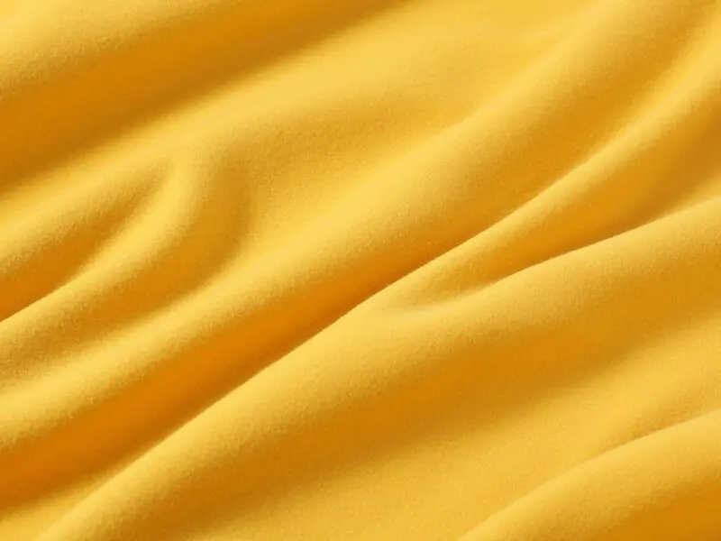 Polar Fleece hořčicová metráž značky Škodák.