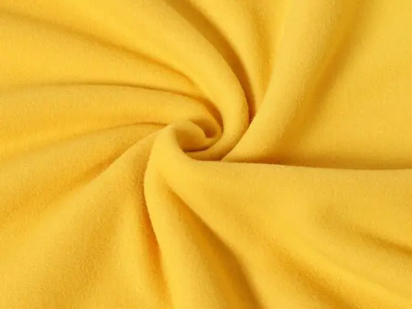 Polar Fleece hořčicová metráž značky Škodák.