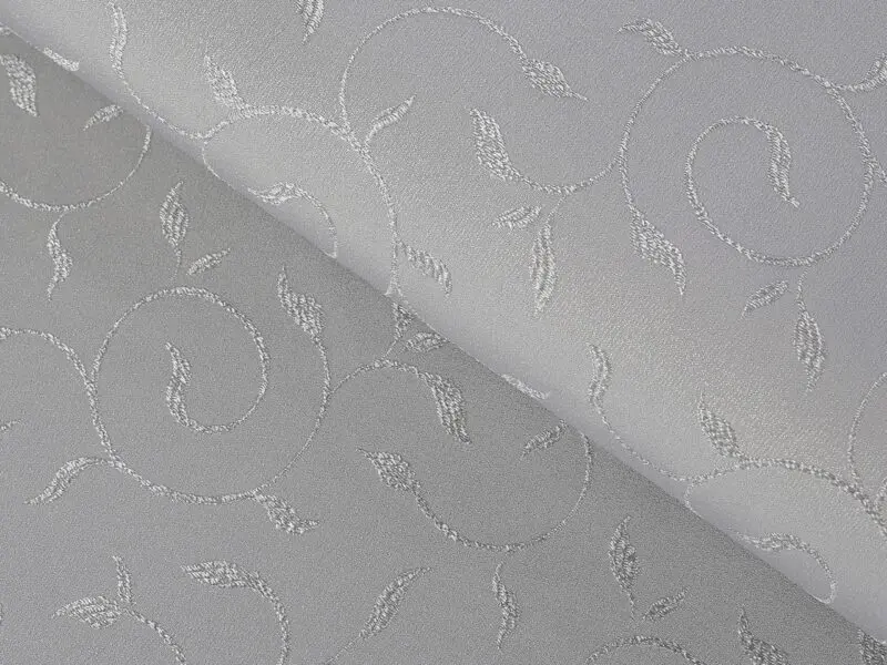 Jednobarevný TEFLON ornamenty šedá metráž Škodák