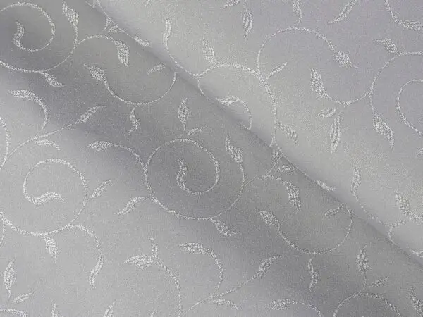Jednobarevný TEFLON ornamenty šedá metráž Škodák