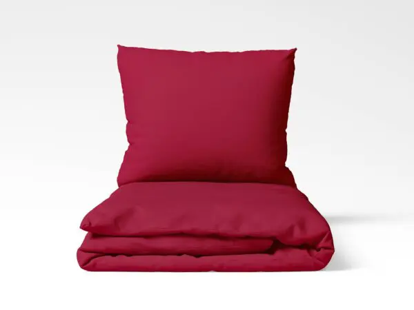 Bavlněné povlečení vínové jednobarevné značky Škodák.
