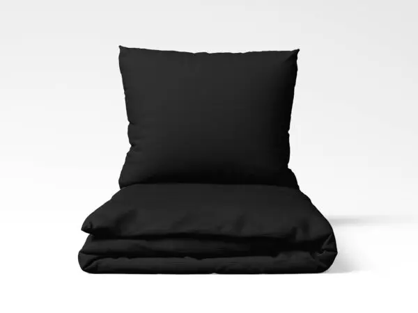 Bavlněné povlečení černé jednobarevné značky Škodák.