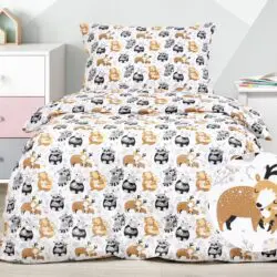 Bavlněné povlečení zvířátka s mláďátky značky Škodák