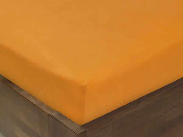Jersey prostěradlo oranžové značky Škodák