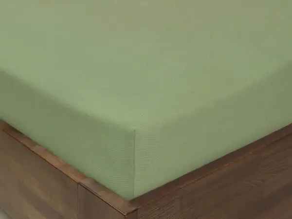 Jersey prostěradlo khaki značky Škodák