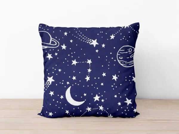 Bavlněný povlak na polštář noční obloha značky Škodák
