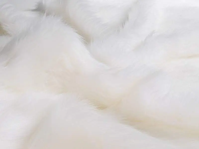 Umělá kožešina metráž Astor bílá značky Škodák