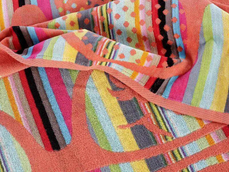 Plážová osuška / ručník oranžová značky Škodák.