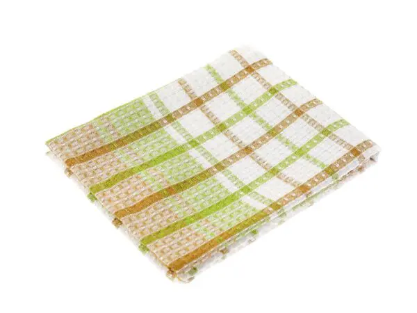 Vaflová utěrka s bambusovým vláknem zeleno béžová 50x70cm značky Škodák.