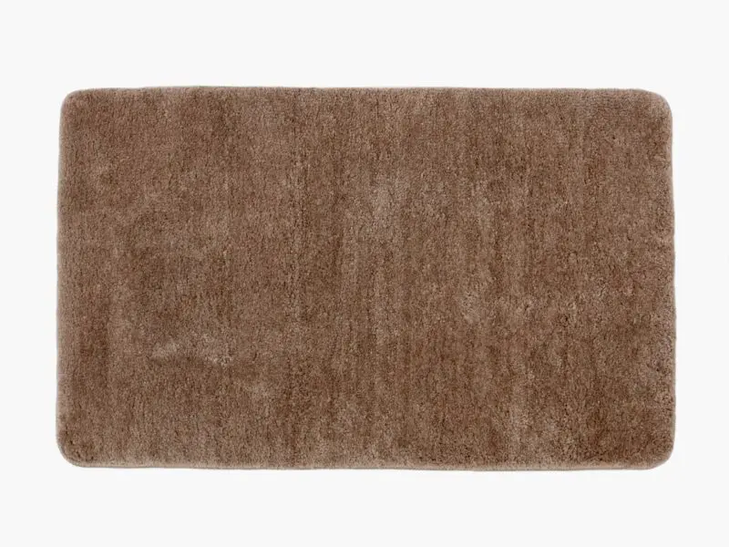 Dlouhochlupá koupelnová předložka / kobereček 60x100cm kávová značky Škodák