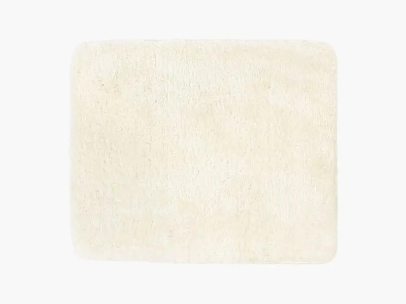 Dlouhochlupá koupelnová předložka / kobereček 50x60cm krémová značky Škodák