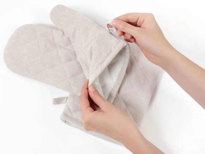 Kuchyňské chňapky Terra chambry beige značky Škodák