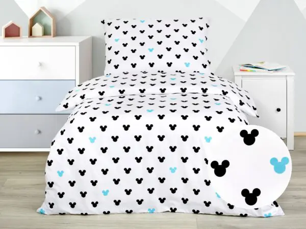 Bavlněné povlečení Mickey mouse tyrkys značky Škodák