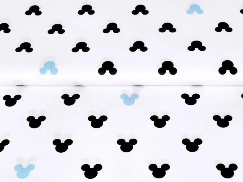 Bavlněná látka Mickey mouse tyrkys metráž značky Škodák