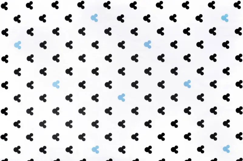 Bavlněná látka Mickey mouse tyrkys metráž značky Škodák