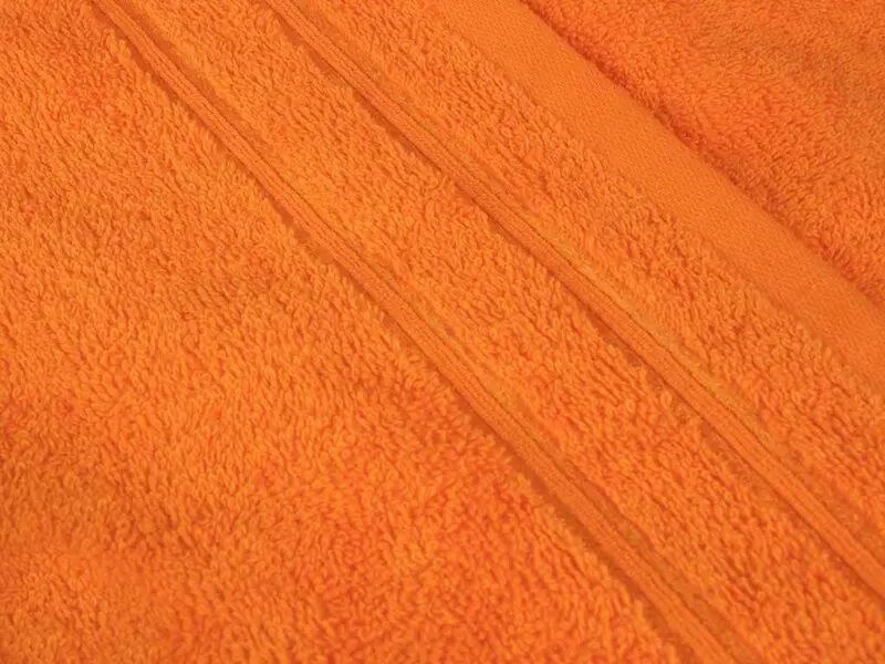 Froté ručník / osuška oranžová - s dvojitým pruhem značky Škodák.