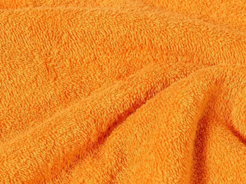 Froté ručník / osuška hnědo-oranžová - s dvojitým pruhem značky Škodák.