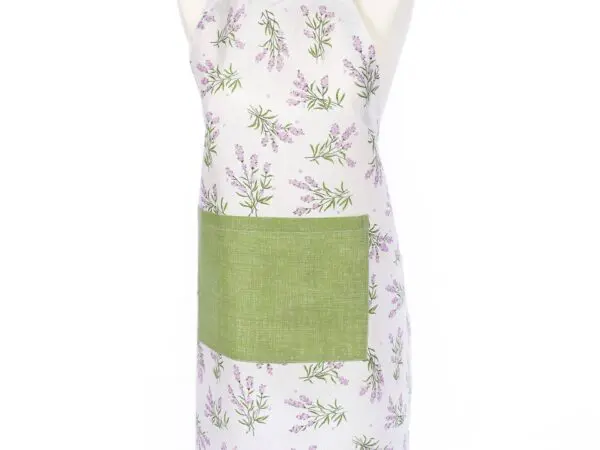 Zástěra Simona levandule-zelená značky Škodák