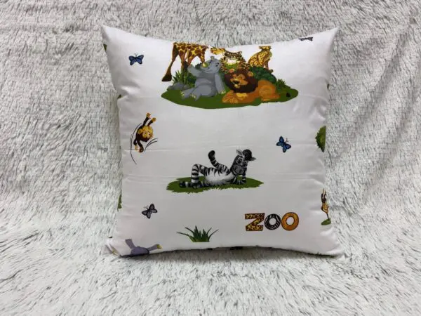 Návlek bavlněný ZOO na bílé značky Škodák