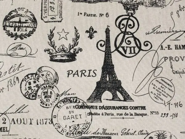 Bavlněná látka TERRA Paris na režné metráž značky Škodák