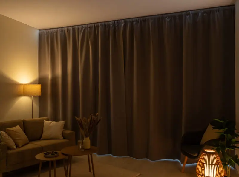 Zatemňovací závěs Blackout hedvábně šedý