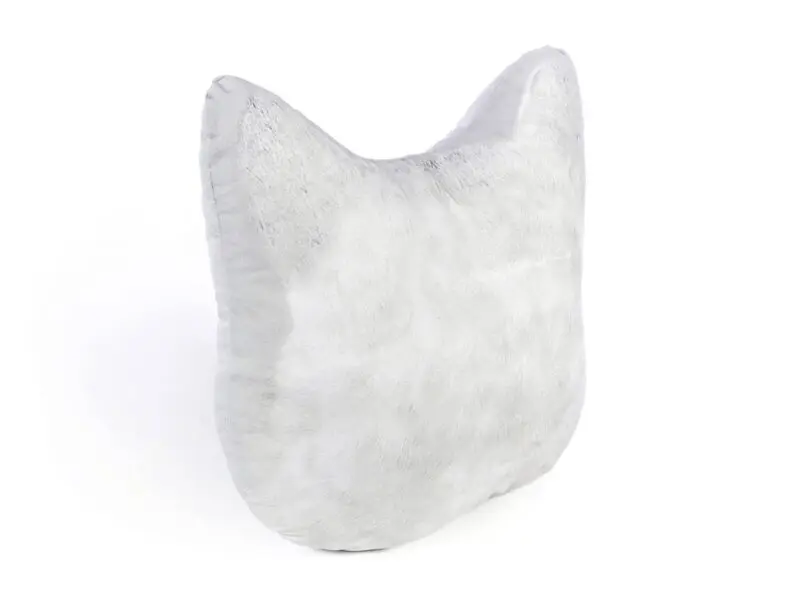 Dětský 3D polštářek kočka bílá značky Škodák