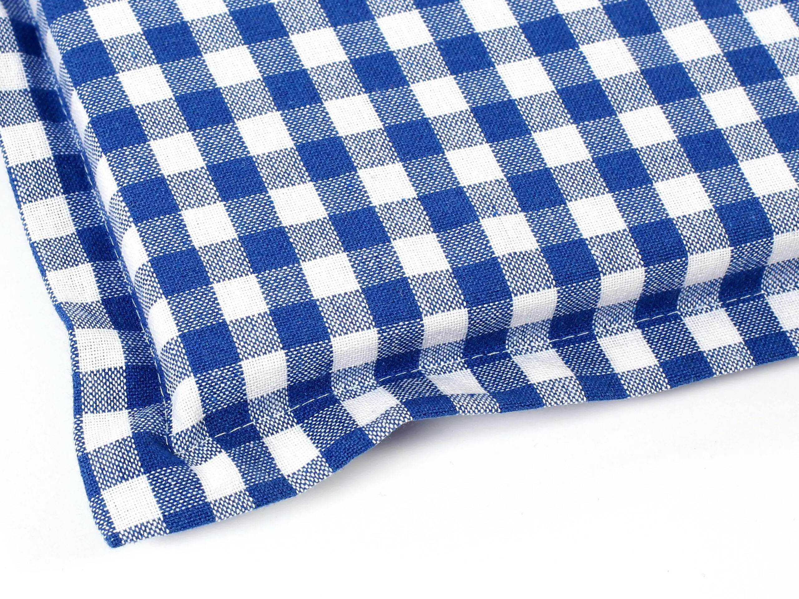 Podsedák kanafas s lemem modrá malá kostka značky Škodák.