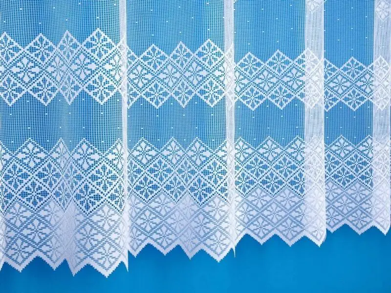 Žakárová záclona ornamenty vzor 3653 značky Škodák.