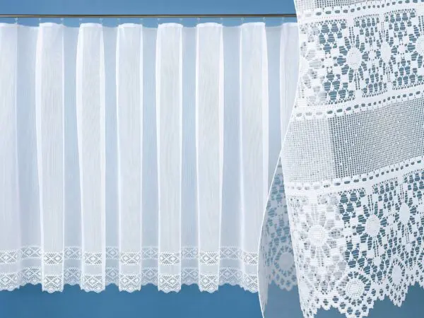 Žakárová záclona krajka vzor 3755 značky Škodák.