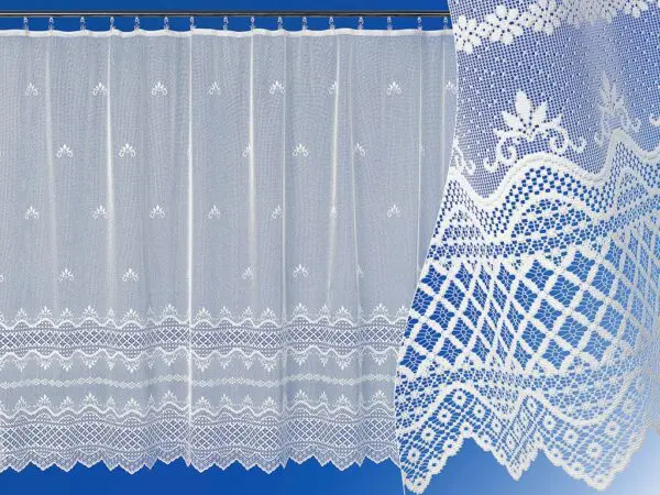 Žakárová záclona ornamenty vzor 3828 značky Škodák.