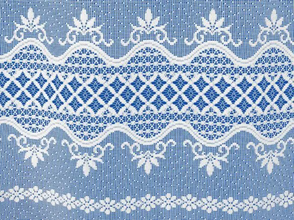 Vitrážková záclona ornament vzor 3828 značky Škodák.