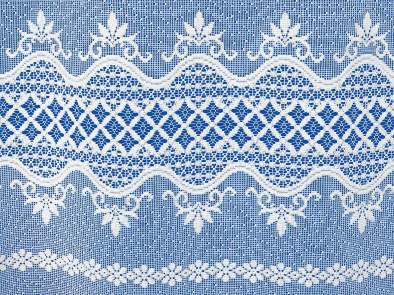 Žakárová záclona ornamenty vzor 3828 značky Škodák.