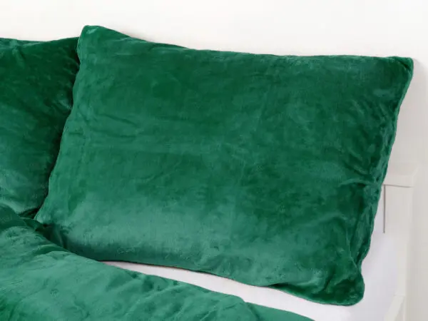 Mikroplyšové povlečení tmavě zelená značky Škodák