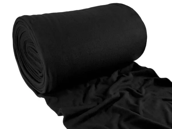 Polar Fleece černá metráž značky Škodák.