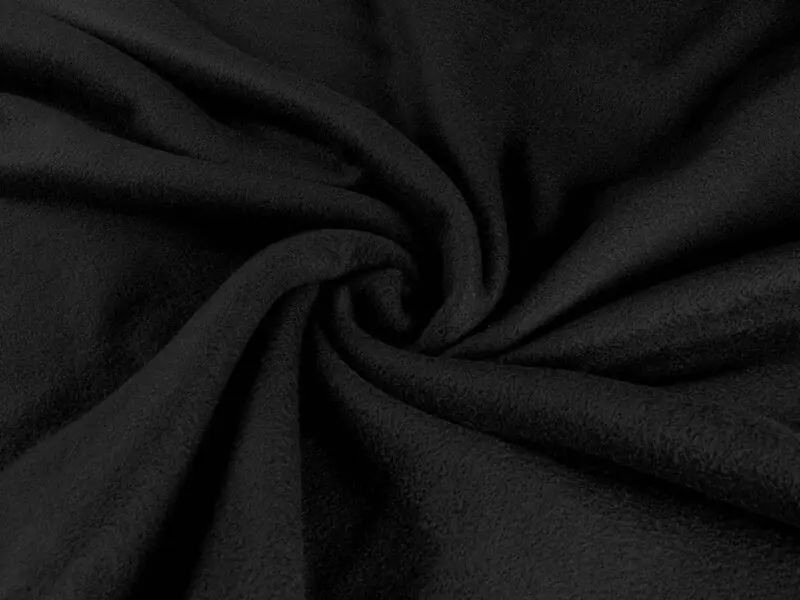 Polar Fleece černá metráž značky Škodák.