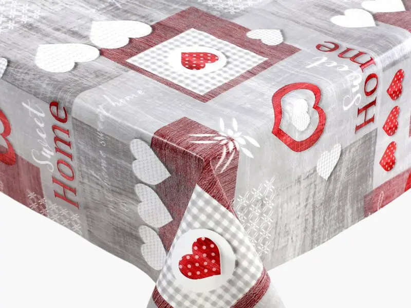 PVC ubrusovina vínový patchwork značky Škodák.