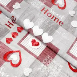 PVC ubrusovina vínový patchwork značky Škodák.