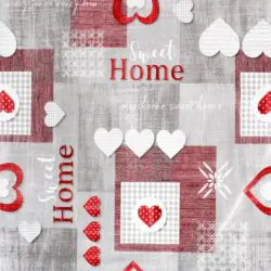 PVC ubrusovina vínový patchwork značky Škodák.