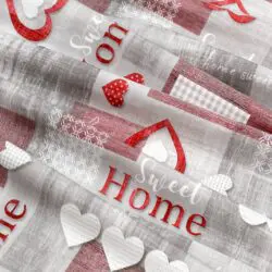 PVC ubrusovina vínový patchwork značky Škodák.