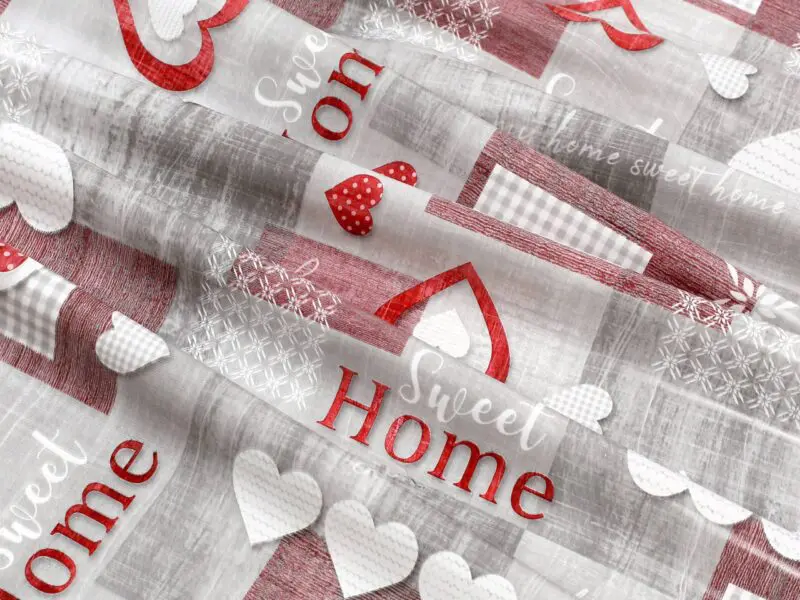 PVC ubrusovina vínový patchwork značky Škodák.