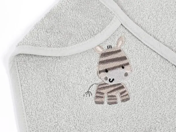 Bryndák pro děti froté zebra LILI šedý značky Škodák