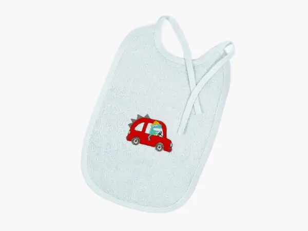 Bryndák pro děti froté auto LILI světle modrý značky Škodák